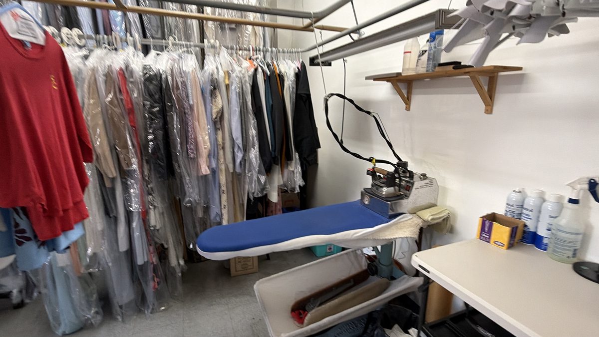 Professional garment pressing and dry cleaning